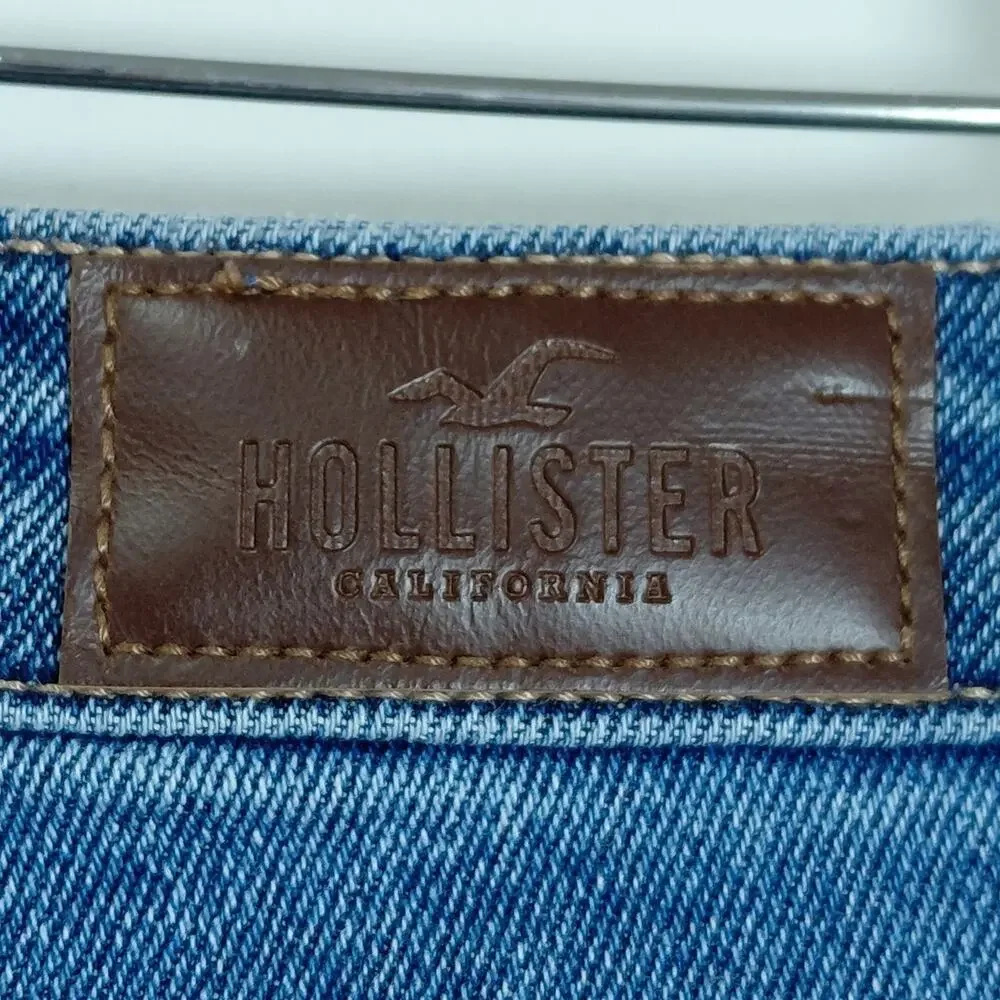 Hollister Cotton Blend Colorblock Mom Stretch Jeans Women Size W23 L25